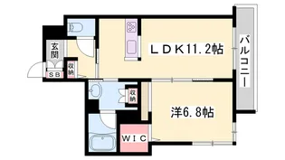 Casa noble【0101号室】の間取り