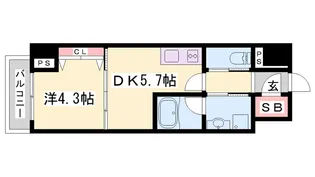 ベラ・ルーナ【8階】の間取り