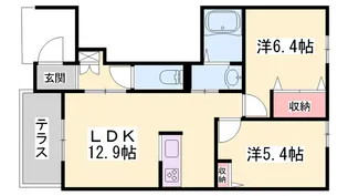 PISO MARIO【1階】の間取り