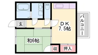 マイアール新町【A201号室】の間取り
