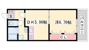 ロイヤルアガホ【1階】の間取り