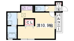 ハートランド【102号室】の間取り