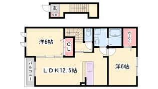 ラッフィナートⅠ【2階】の間取り