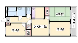 ソフィア花北【1階】の間取り