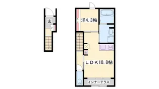 サンフェリーチェS【201号室】の間取り
