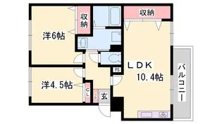コスタ・サンジョワールⅠ【3階】の間取り