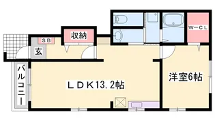 アン・グランジェ【101号室】の間取り