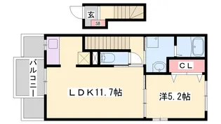 メゾン ド スピカⅡ【2階】の間取り