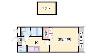 グロリアスガーデン【2階】の間取り