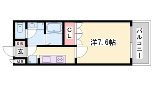 コンソルテ【107号室】の間取り