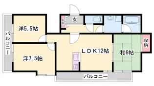 レジデンス・ピラージュ【2階】の間取り