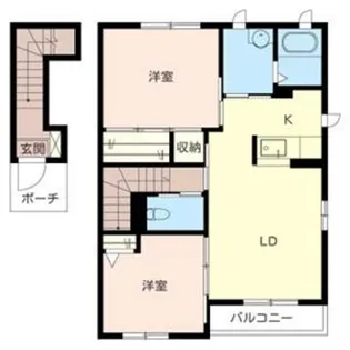 オアシスハイツ【A201号室】の間取り