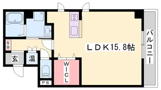 ウェスタン フォレスト【3階】の間取り
