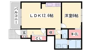 ラルジュ フォンテーヌⅣ【1階】の間取り