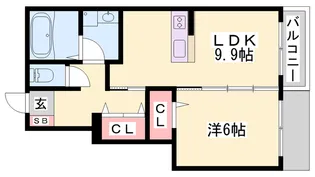 アリスⅡ【103号室】の間取り