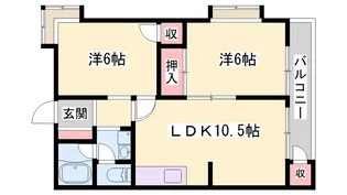レオパレスⅡ【1階】の間取り