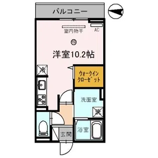 ドマーニ巽【205号室】の間取り