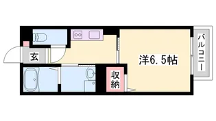 リトリート飾磨【2階】の間取り