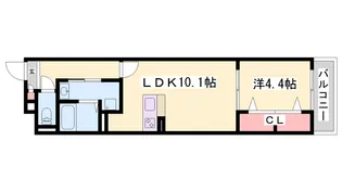 MISTRAL神田町【302号室】の間取り