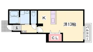 サンリットハウス【1階】の間取り