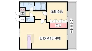 ストークミヤタ【2階】の間取り