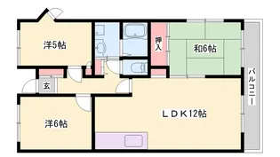 ルミエールAIOI【406号室】の間取り