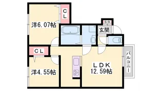 アインスベルグ【1階】の間取り