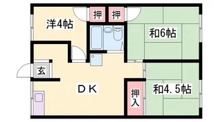 緑風荘【102号室】の間取り