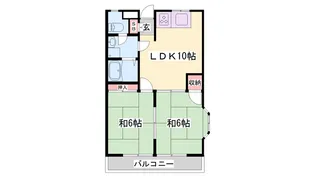 マインハイツ【105号室】の間取り