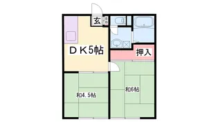 今宮ハイツ【104号室】の間取り