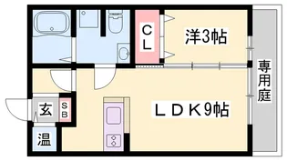 石がけ五番館【1階】の間取り