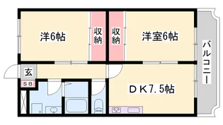 アドニス【203号室】の間取り