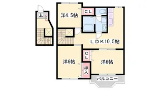 ファミールエスト【201号室】の間取り