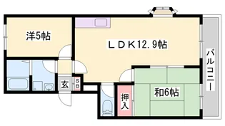 アネックス西明石【103号室】の間取り