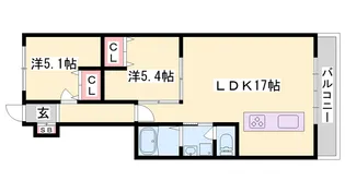 Jackson Street 521【402号室】の間取り