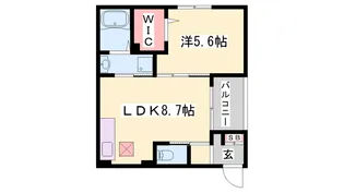 ネオイースト【1階】の間取り