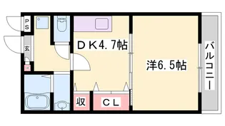 サンオーシャン【101号室】の間取り