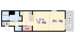 ポーシェガーデン3【901号室】の間取り