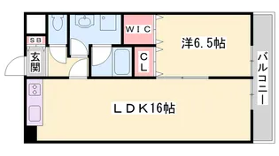 メゾン・ド・姫路野里【313号室】の間取り