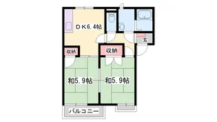 フレグランス明石西Ⅰ【202号室】の間取り