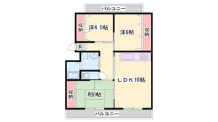 グレース蓮池【2階】の間取り