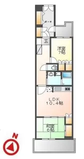 メゾン・ド・イーグレ【3階】の間取り