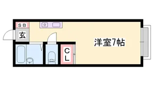 ステラ白浜【103号室】の間取り