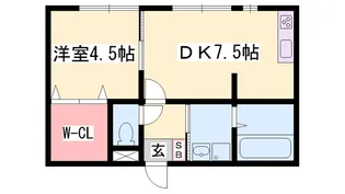 ソレジオ【2階】の間取り