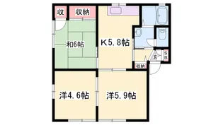 ベルフォーレ【2階】の間取り