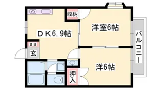 アメニティハイム【2階】の間取り
