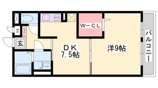 サンテ・レザンジュ A棟【A301号室】の間取り