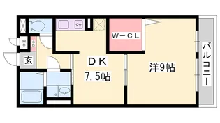サンテ レザンジュ B棟【1階】の間取り