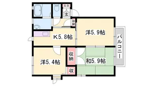 ディアス21【2階】の間取り