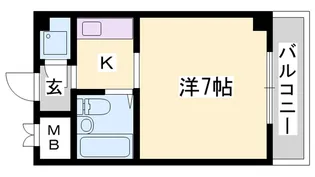 メゾン白鷺【3階】の間取り